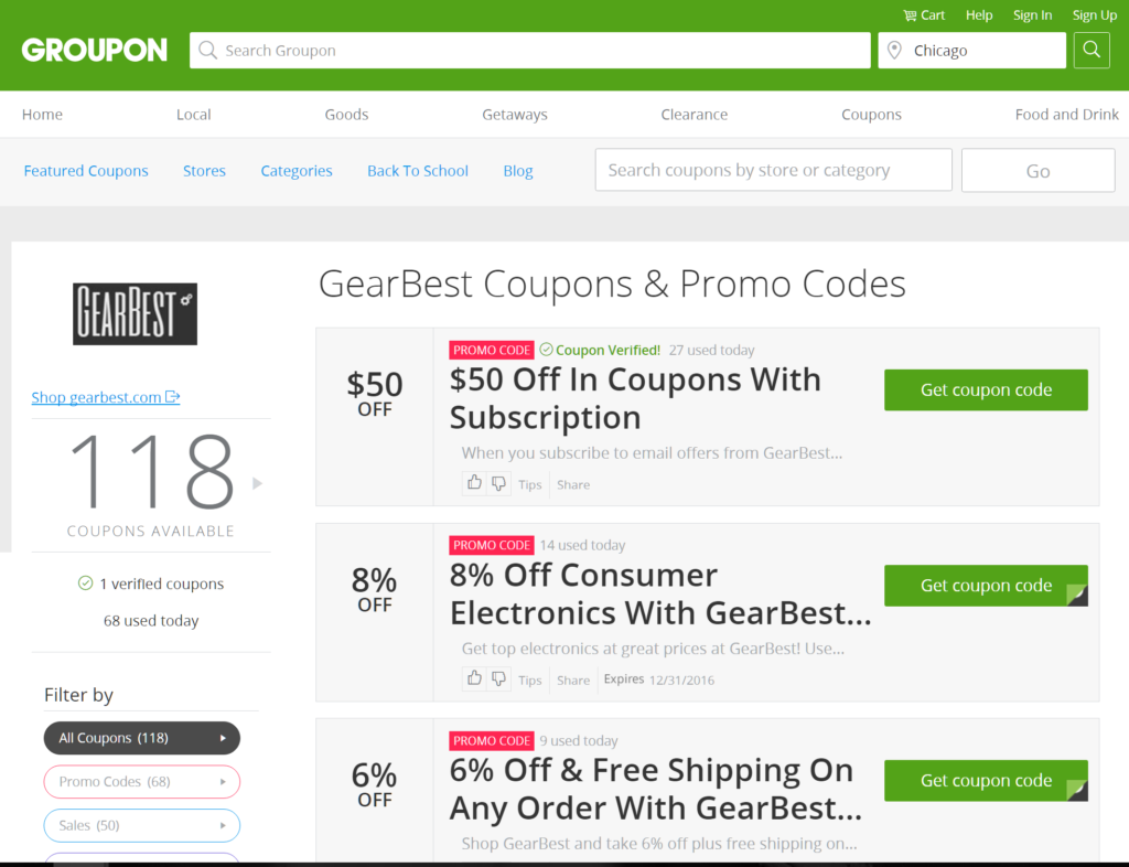 groupon gearbest